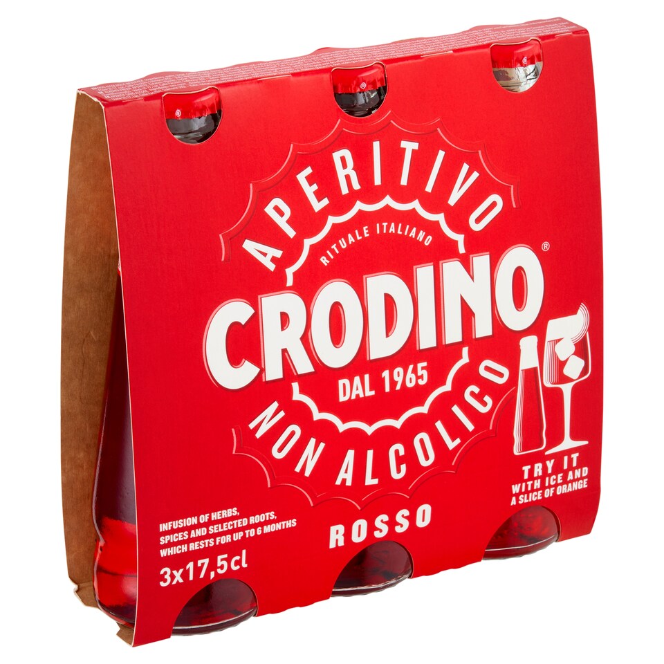 Obrázek 1 pro produkt Crodino Rosso Tri Pack Soft Drink 3 x 175ml