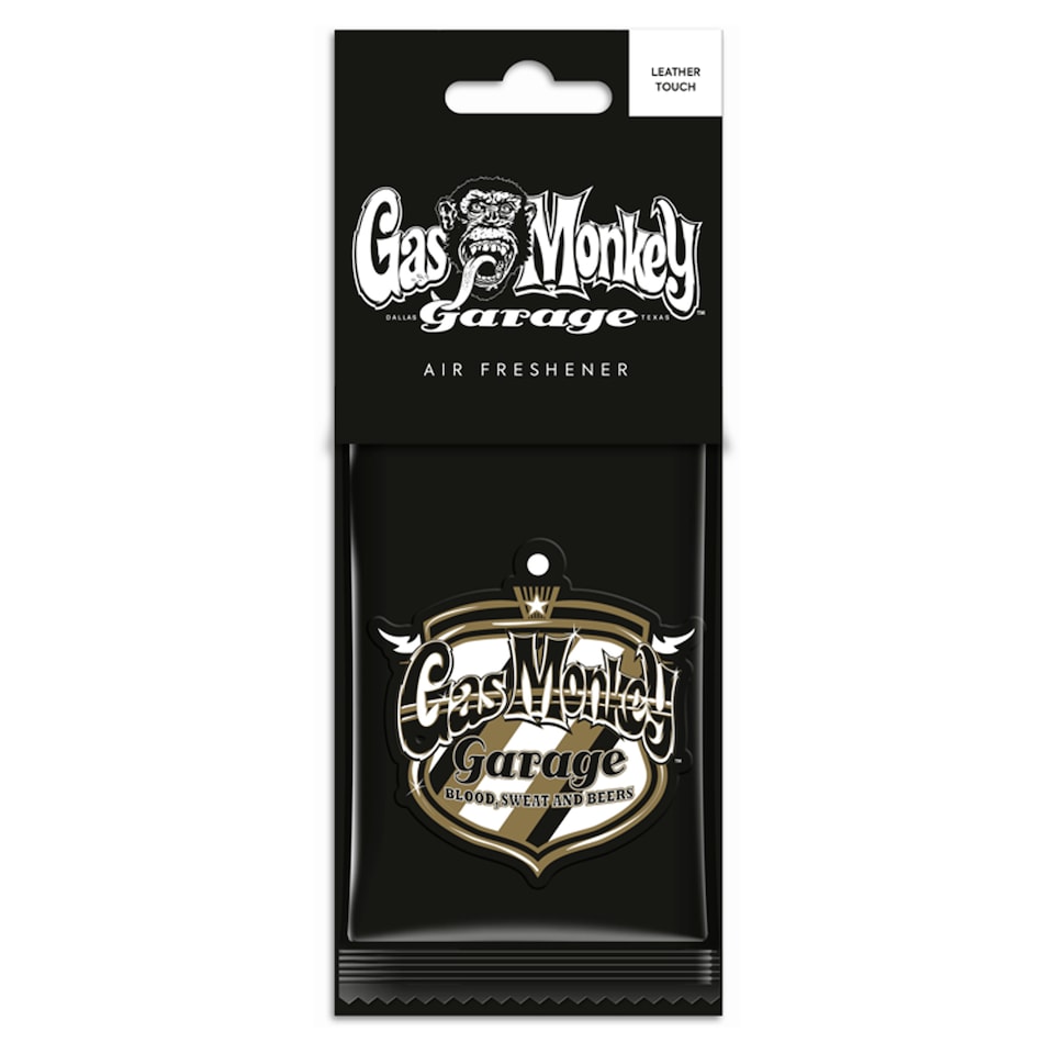 Gas Monkey Brown Leather Touch Air Freshener