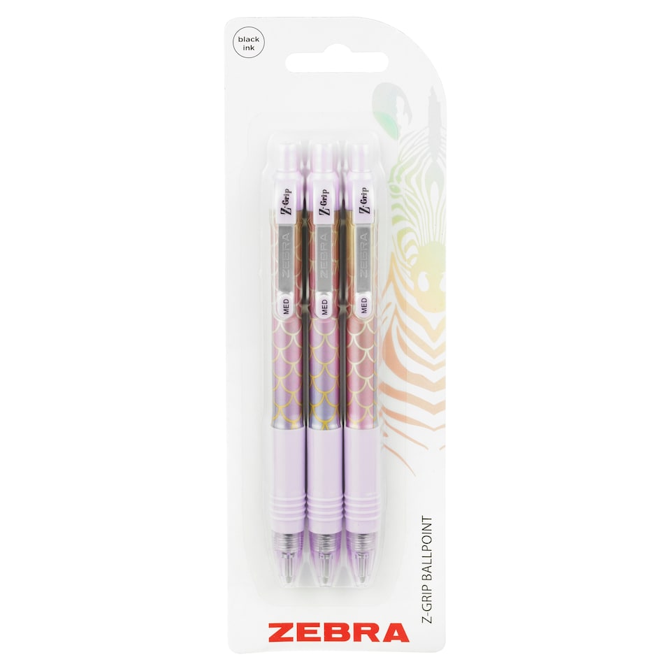 Zebra Mermaid Scale 3 Pack