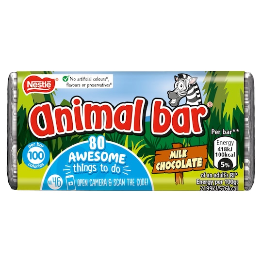 Nestle Milk Chocolate Animal Bar Single