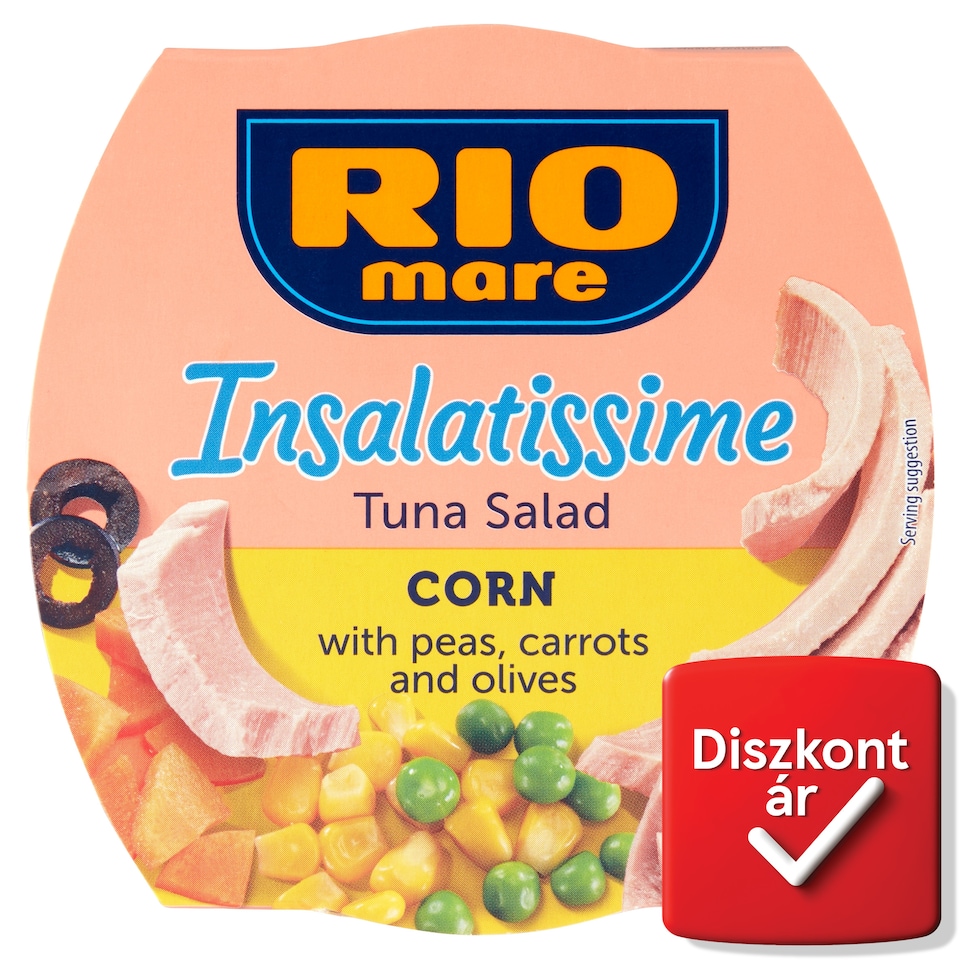 Rio Mare Insalatissime Corn készétel zöldségekkel és tonhallal 160 g