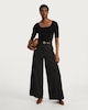 image 1 of The F&F Edit Palazzo Jeans in Black