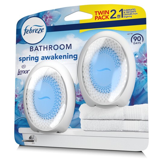 Febreze Bathroom Air Freshener Spring Awakenin 2X7.5Ml - Tesco Groceries