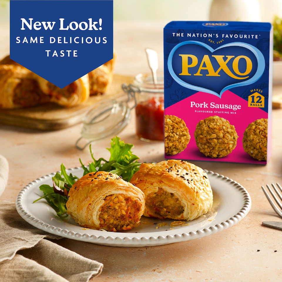 image 1 of Paxo Pork Sausages Meat Flavour Stuffing Mix 170G