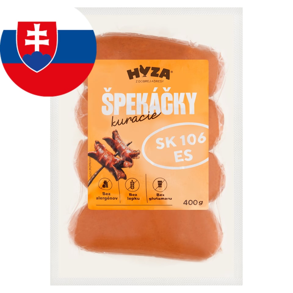 Hyza Špekáčky kuracie 400 g