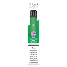 Elf Bar 600 Refillable Kit Kiwi Passionfruit Guava 20mg/ml 2ml