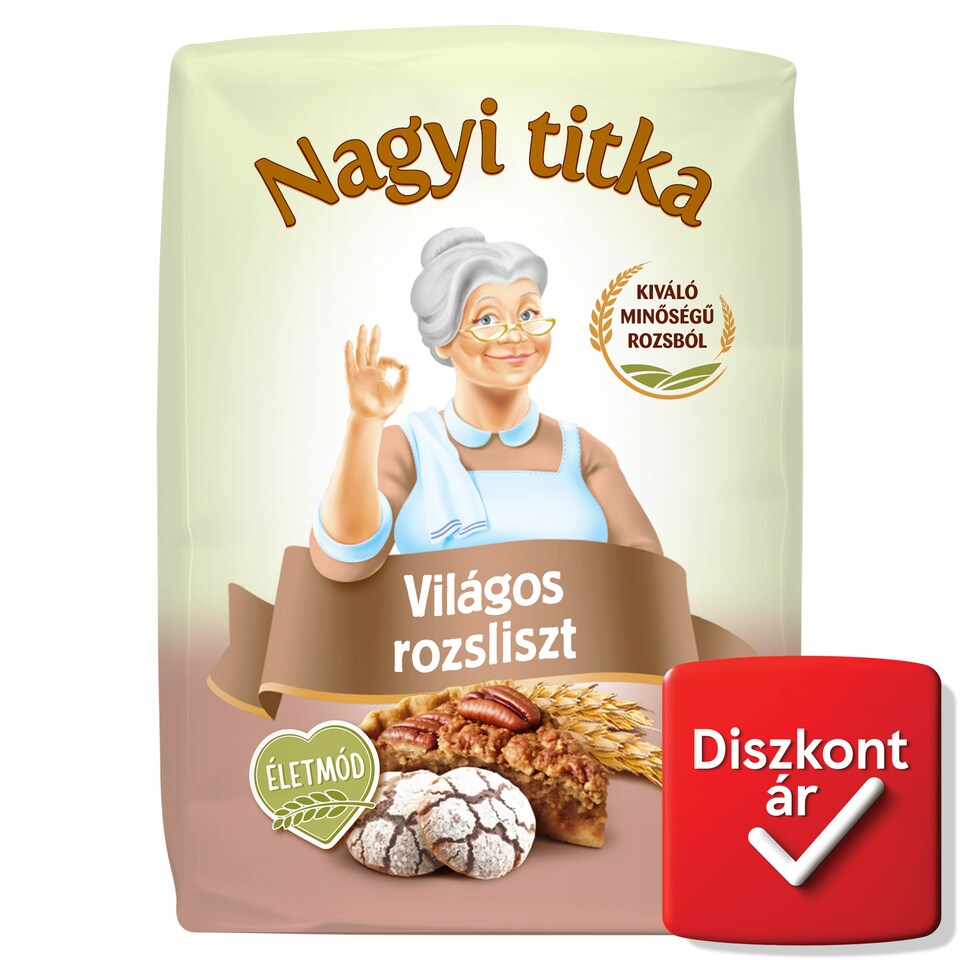 Nagyi titka világos rozsliszt 1 kg