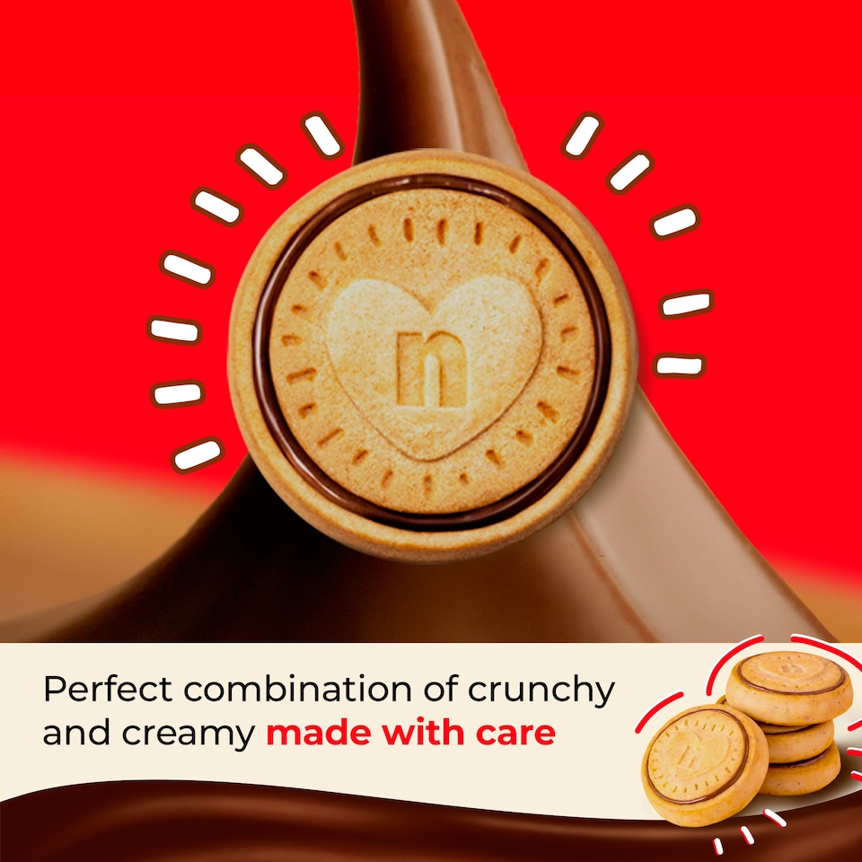 image 1 of Nutella Biscuits 12 Pieces 166G