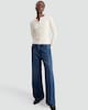 image 2 of F&F Cotton Rich Long Sleeved Cardigan in Cream