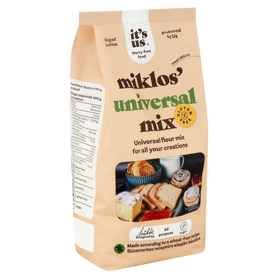 image 1 of It's Us Miklos Gluten-Free Universal Flour Mix 1 kg