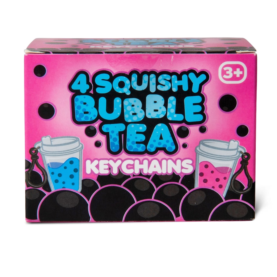 image 1 of Bubble Tea Keychain 4pk
