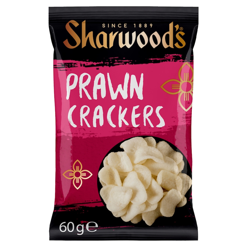 Sharwoods Ready To Eat Prawn Crackers 60G
