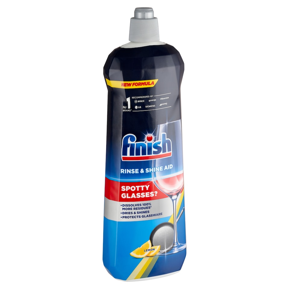 image 1 of Finish Rinse & Shine Aid Lemon Dishwasher Rinse 800 ml