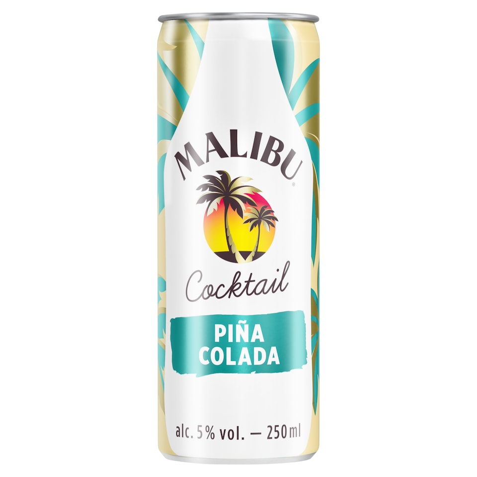 image 1 of Malibu Piña Colada Still Pre-Mixed Drink 250ml