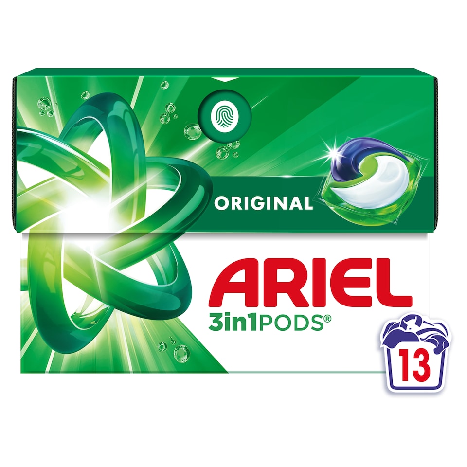 image 1 of Ariel All in 1 Washing Pods Original 13 Washes 248.3g