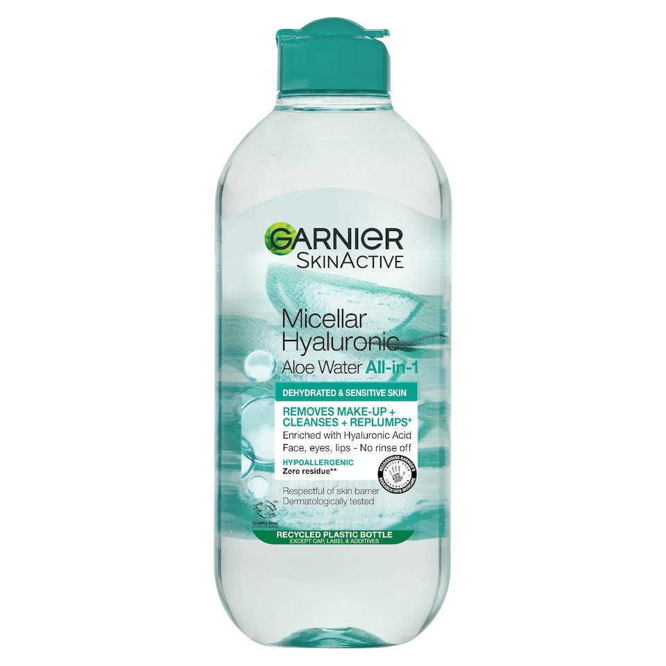 image 1 of Garnier Skin Active Hyaluronic Acid Aloe Water 400Ml