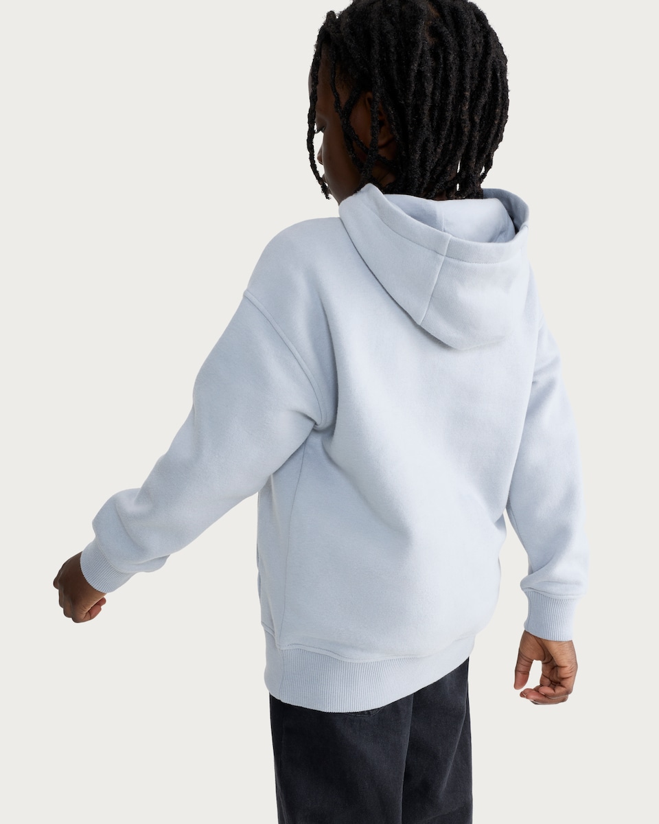 image 1 of F&F Boys Cotton Rich Hoodie in Grey
