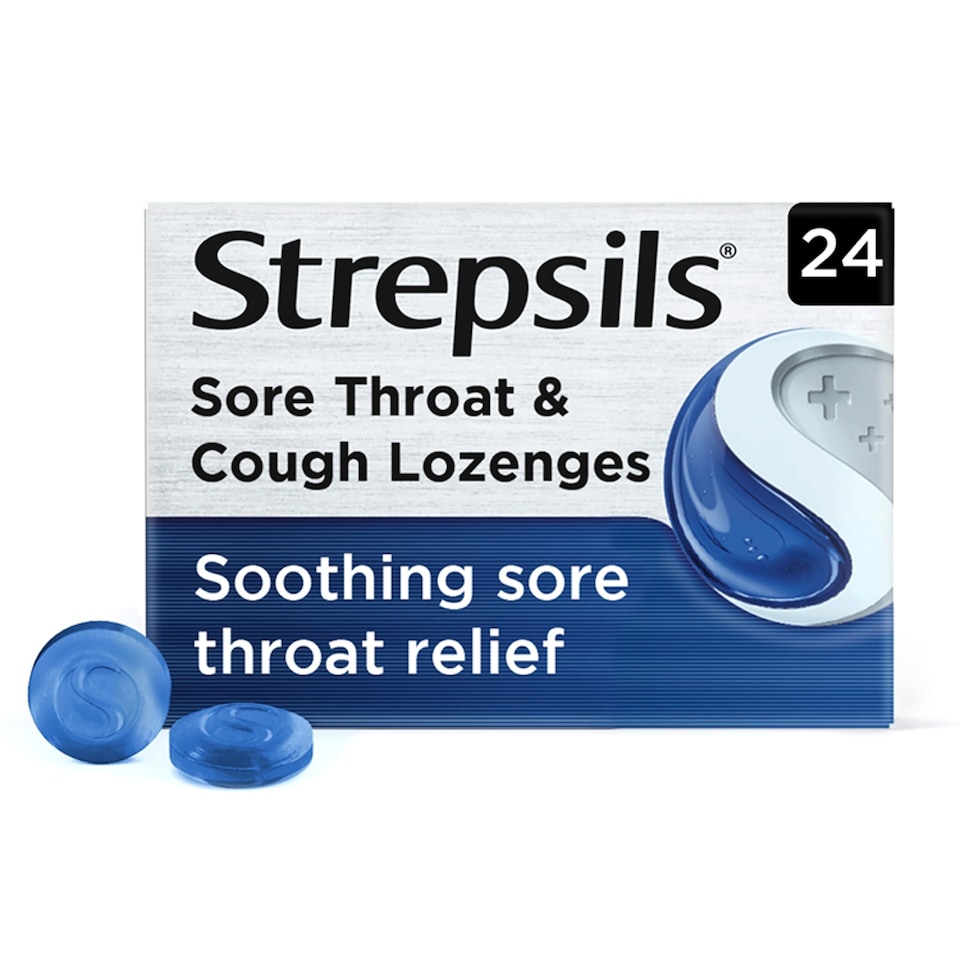 image 1 of Strepsils Sore Throat & Cough Lozenges 24 Pack