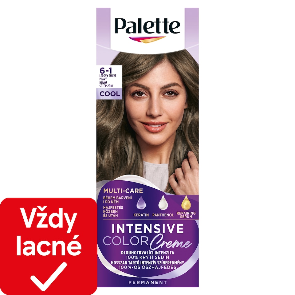 Palette Intensive Color Creme farba na vlasy ľadový tmavoplavý 6-1