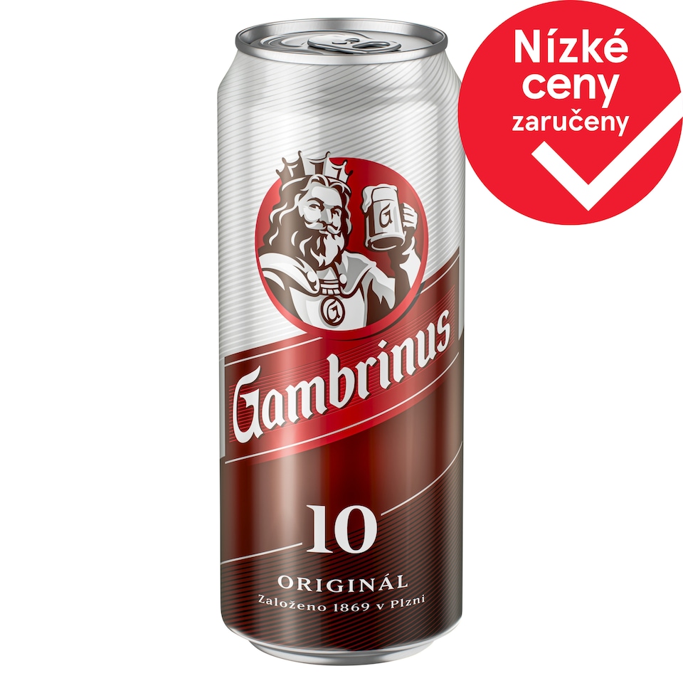 Gambrinus Originál 10 pivo výčepní světlé 500ml