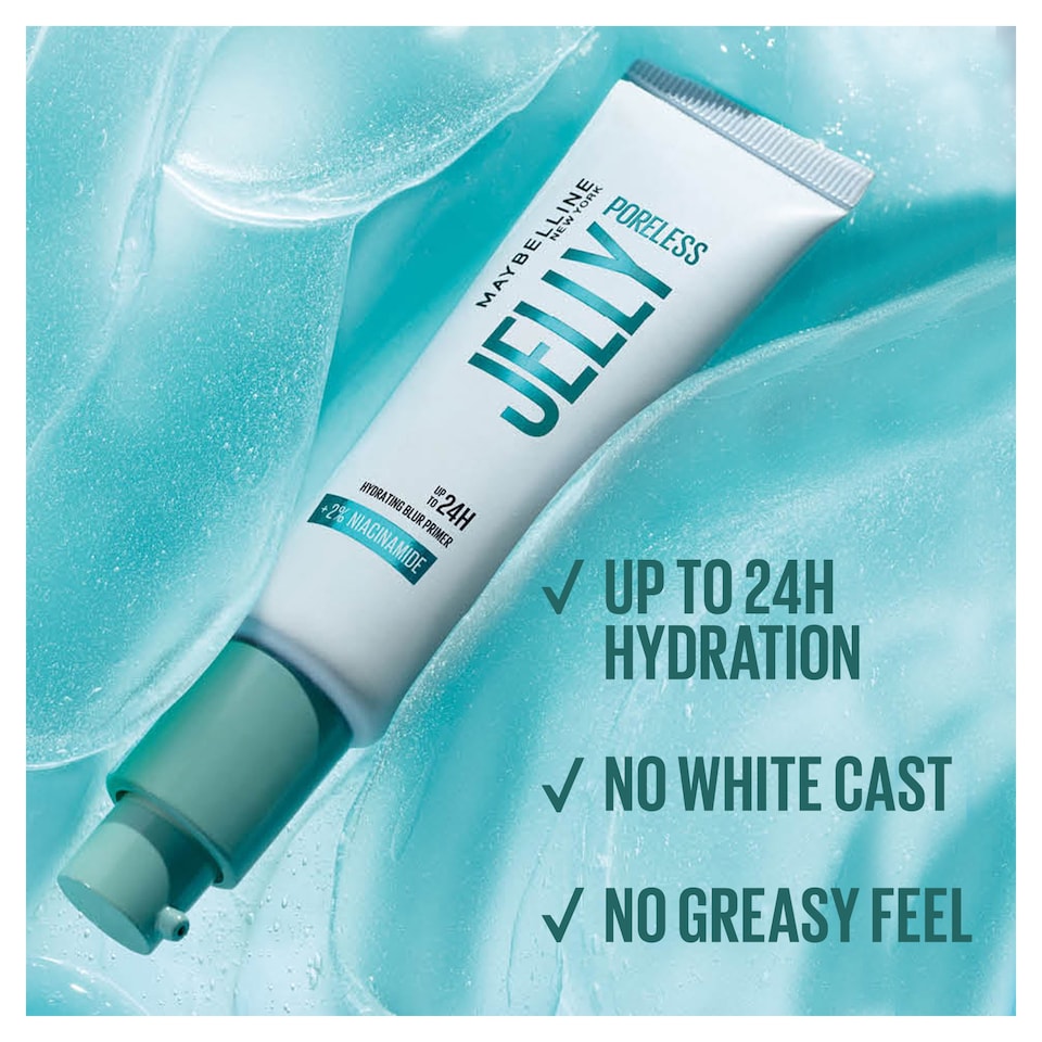 image 1 of Maybelline Poreless Jelly Hydrating Blur Primer, 30ml 