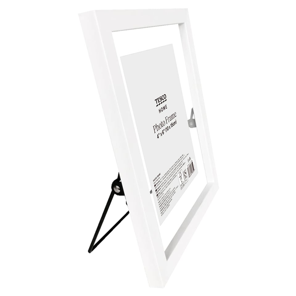 image 1 of F&F Home White 4X6 Photo Frame