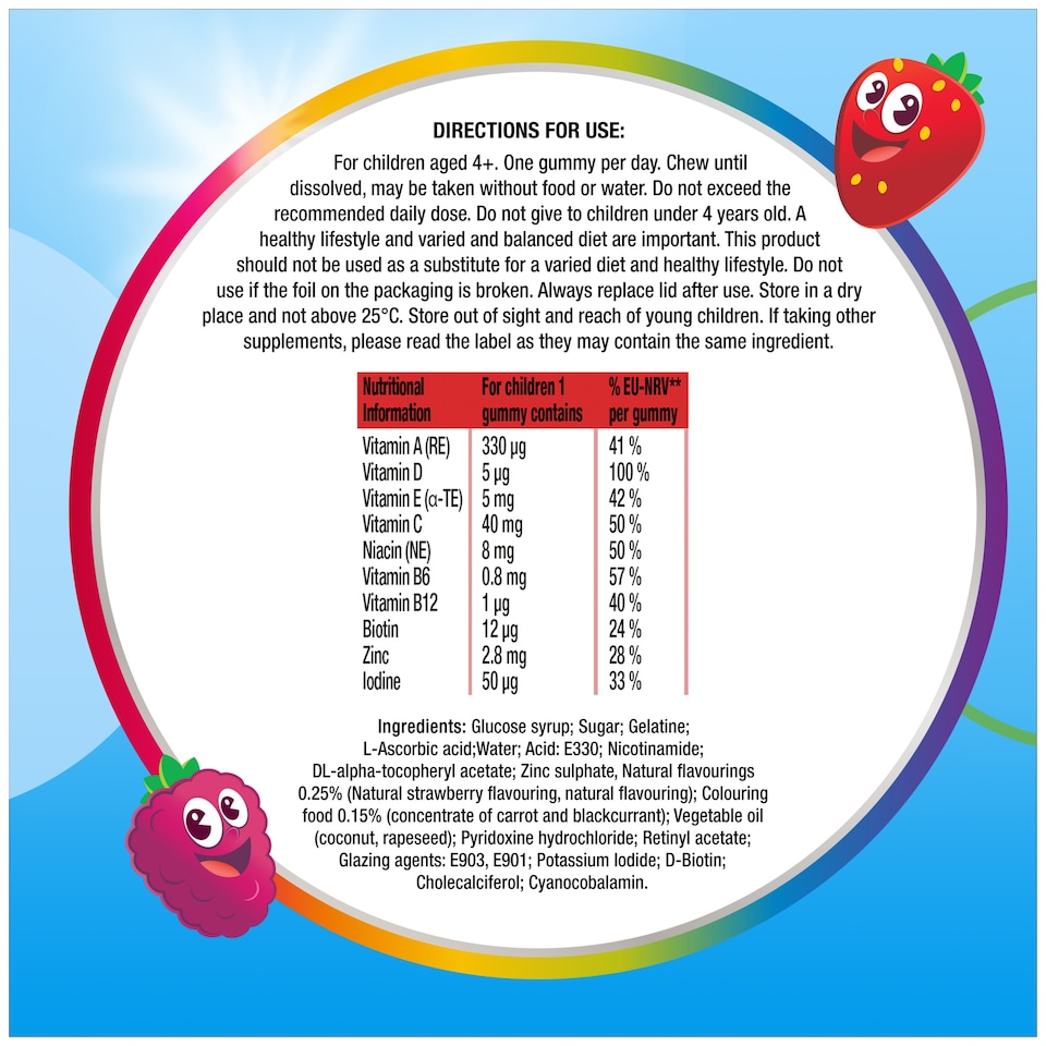image 1 of Centrum Kids Multigummies - Mixed Berry 30s