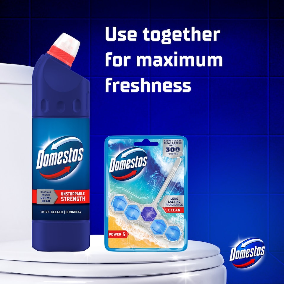 image 1 of Domestos Bleach Original Toilet Cleaner 750ml