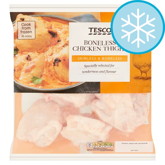 Tesco Boneless Chicken Thighs 500G Tesco Groceries