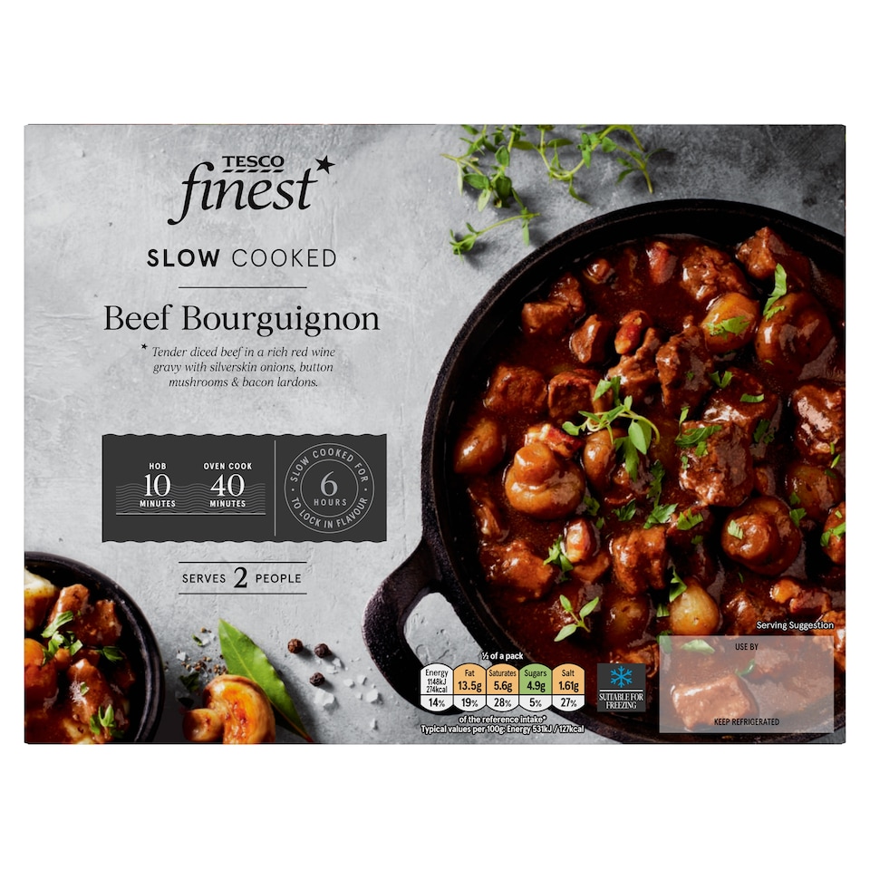 Tesco Finest Beef Bourguignon 540g