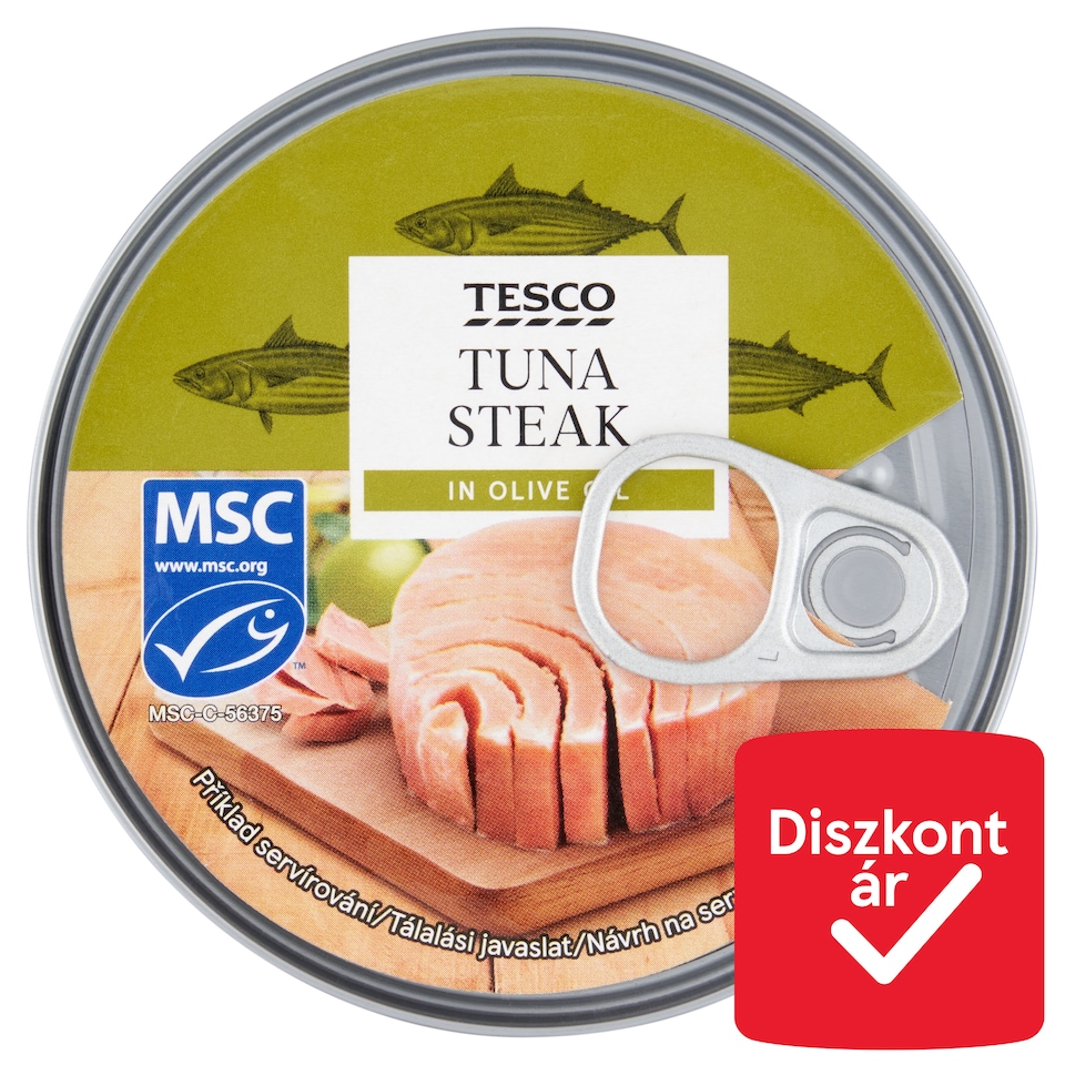 Tesco tonhal egész szelet olívaolajban 160 g