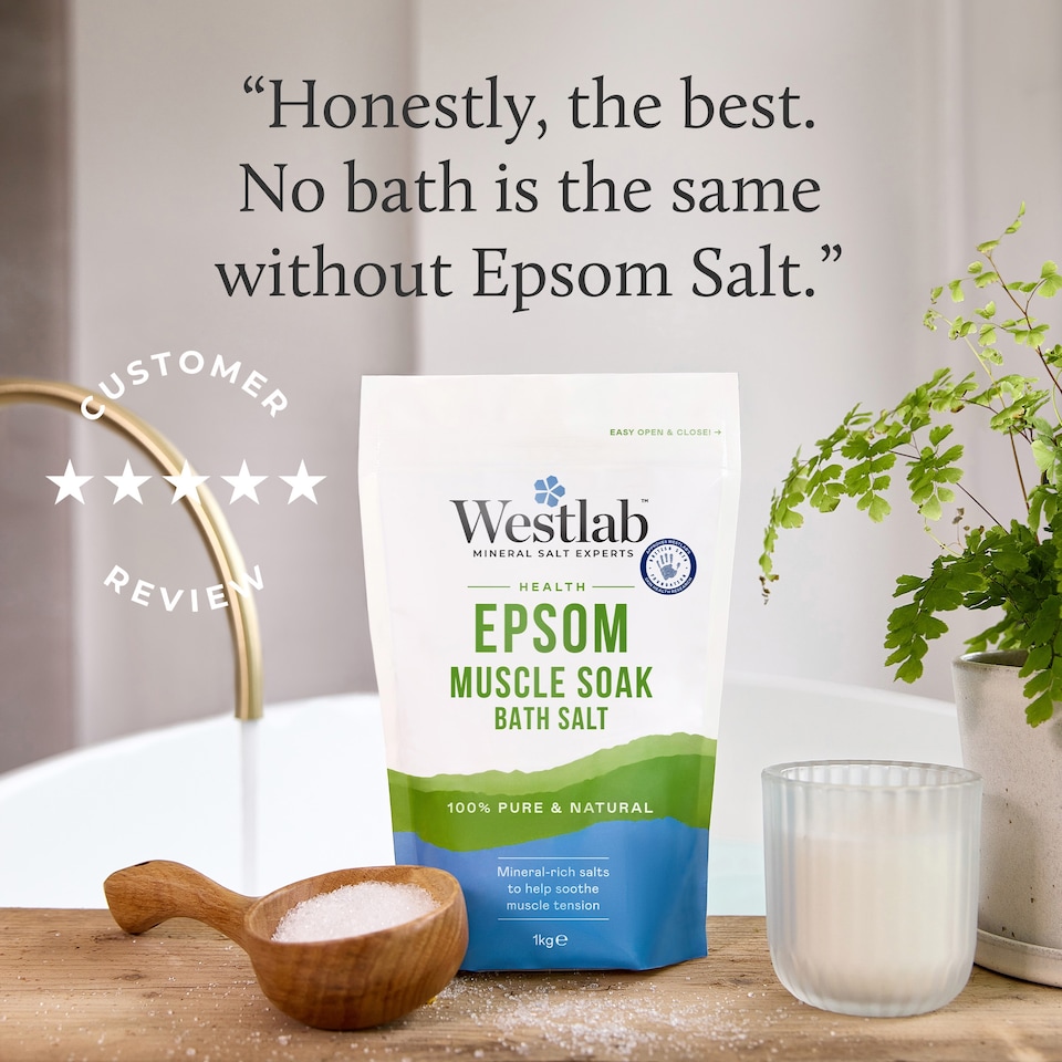image 1 of Westlab Epsom Bath Salt 1kg