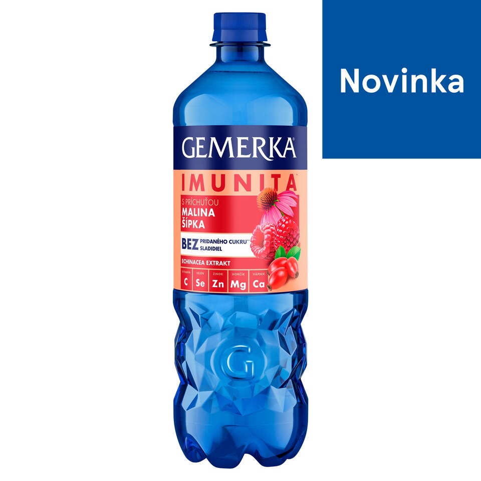 Gemerka Imunita s príchuťou malina, šípka 0,75 l