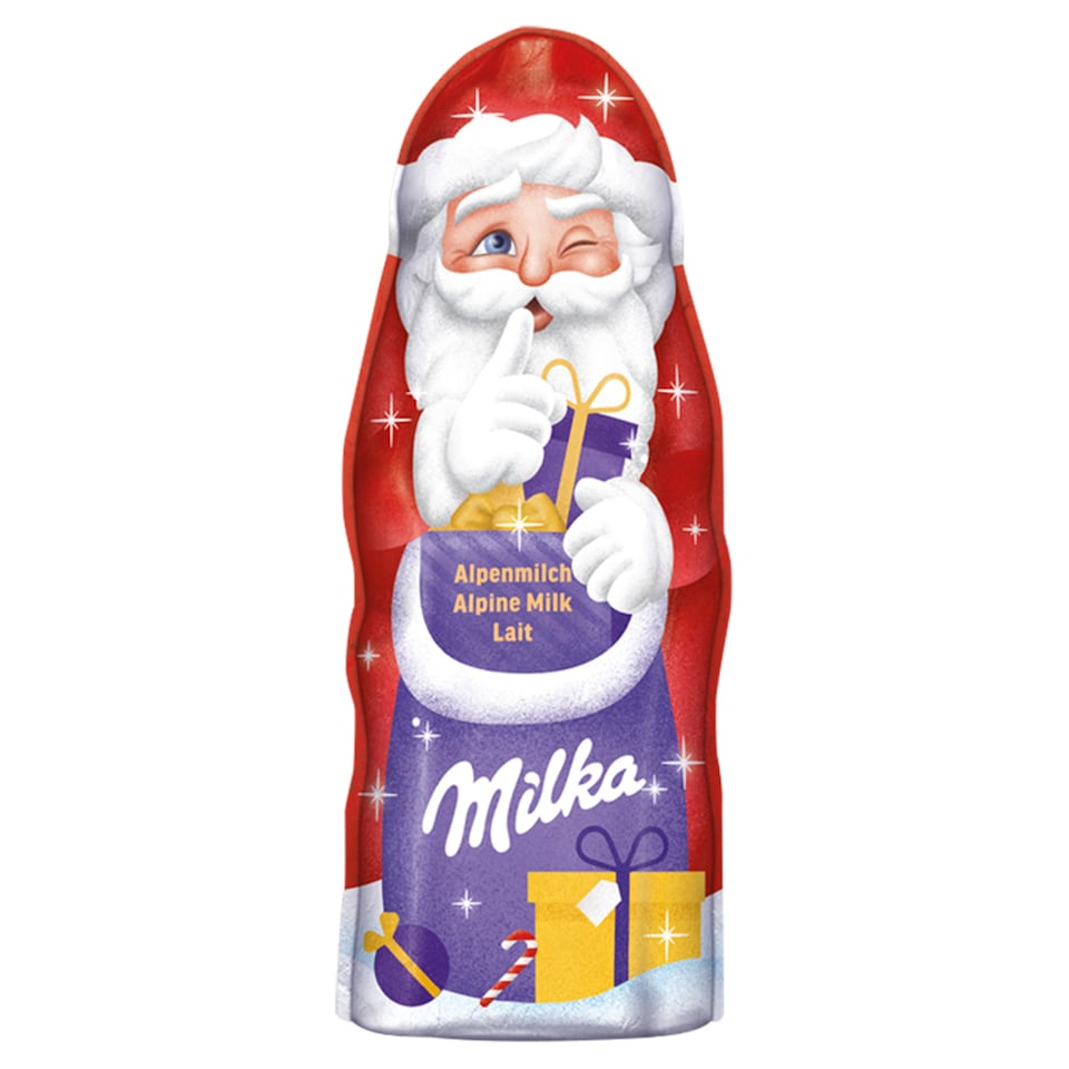Milka Santa dutá figurka, mléčná čokoláda 90g