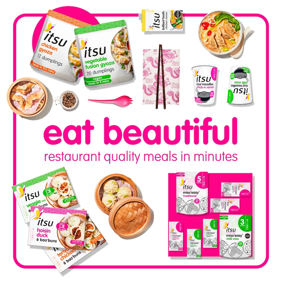 image 1 of Itsu Teriyaki Chicken 4 Bao Buns 180G