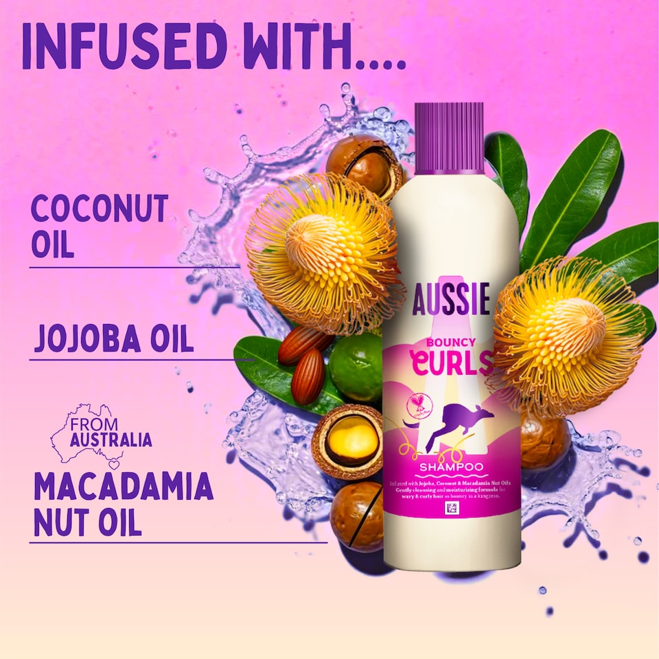 image 1 of Aussie Bouncy Curls Shampoo 300ml