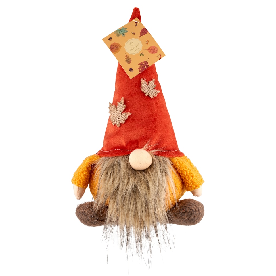 Fabric Gnome Sitting 11 x 11 x 33 cm