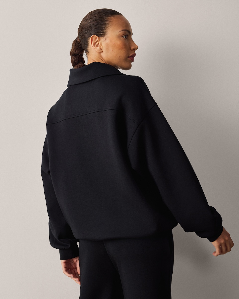 image 1 of F&F Active Half Zip Sweatshirt in Black