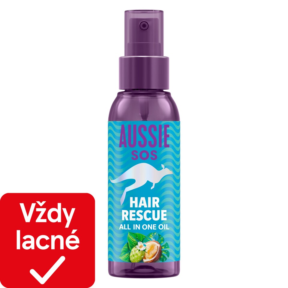 obrázok 1 z Aussie SOS Hair Rescue All In One Vlasový Olej 100 ml Hydratované Vlasy Až 100 Hodín