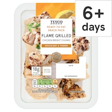 Tesco Flamegrilled Chicken Breast Chunks 80g