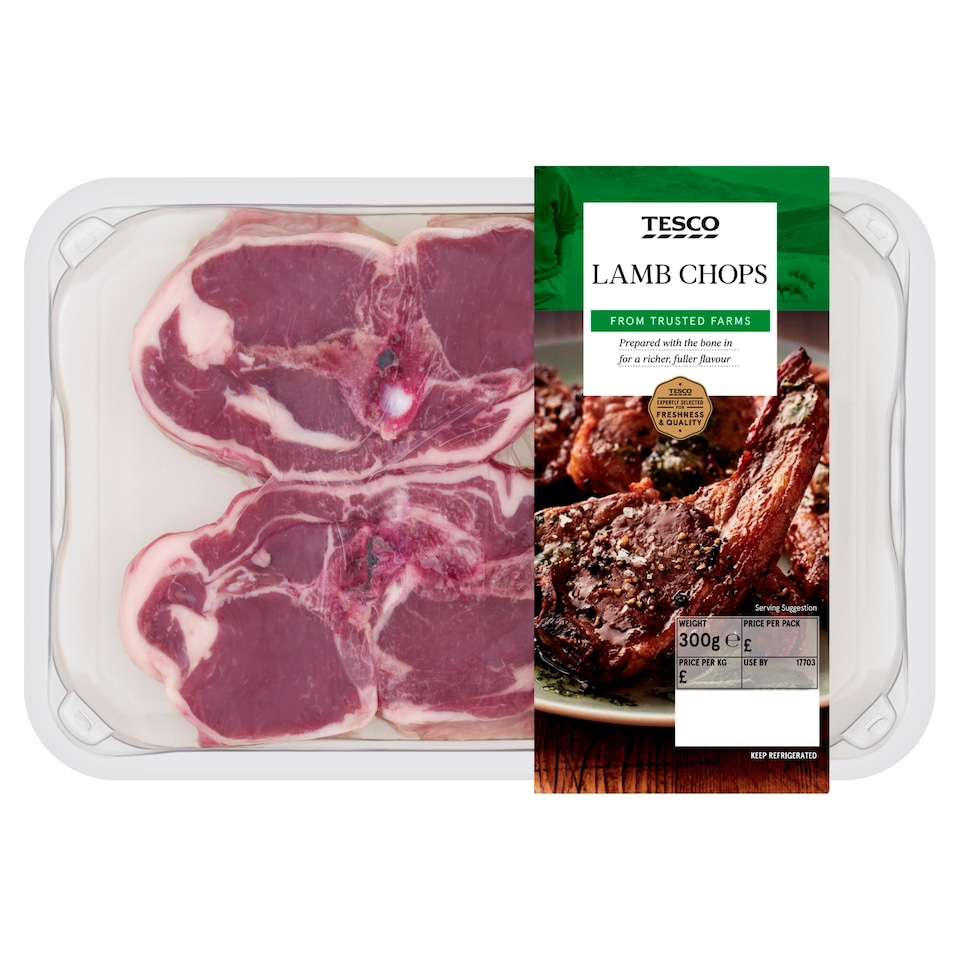 Tesco Lamb Chops 300G