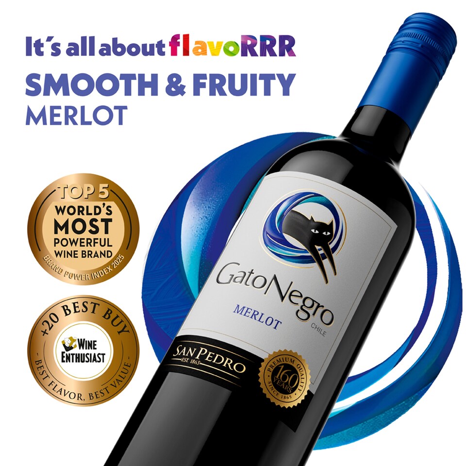 image 1 of Gato Negro Merlot 75Cl