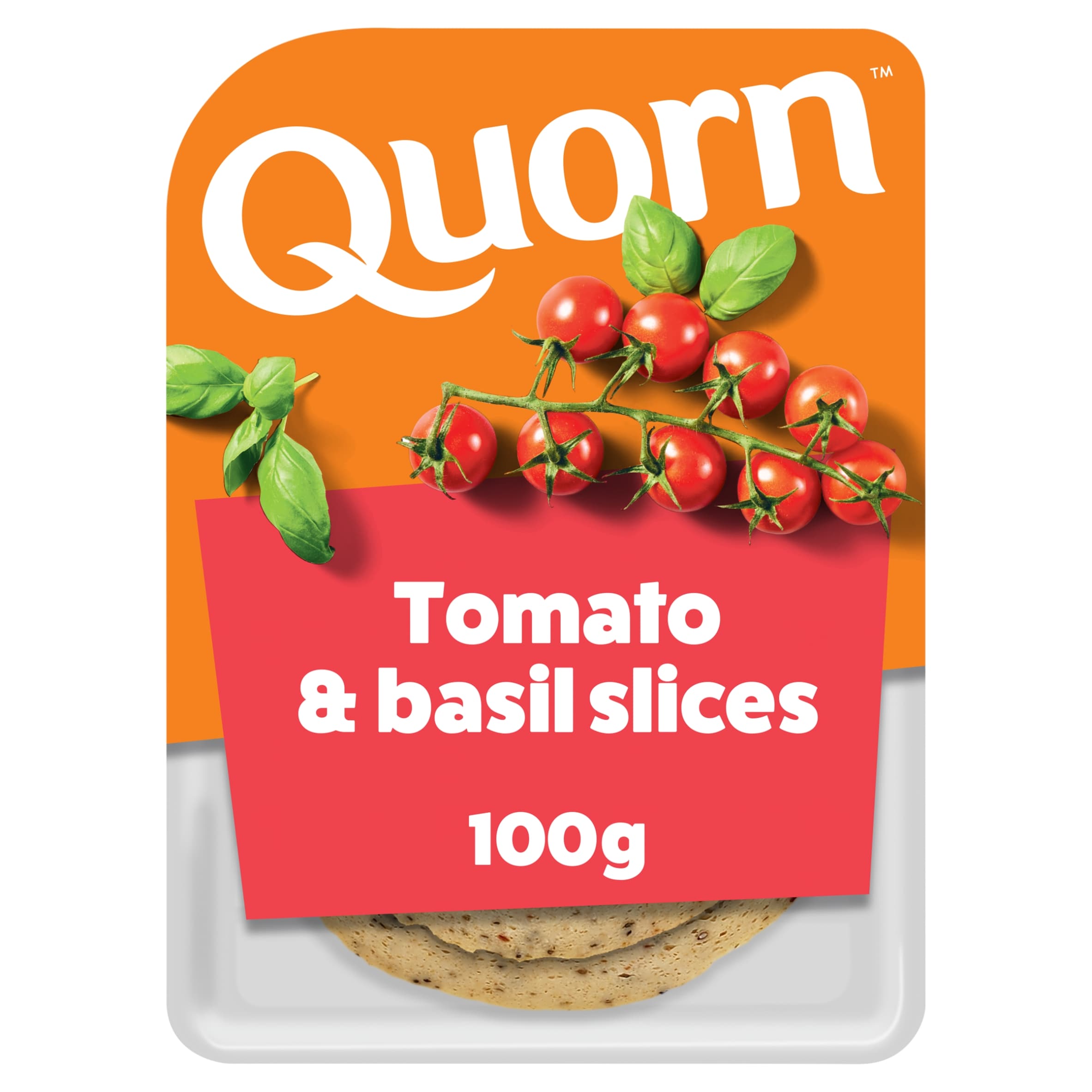 Quorn Tomato & Basil Slices 100g
