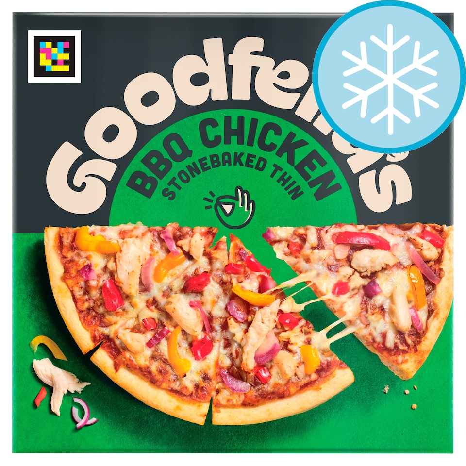image 1 of Goodfella's Stone Baked Thin Bbq Chicken 385G
