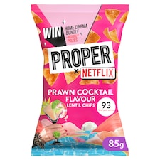 PROPERCHIPS Prawn Cocktail Lentil Chips 85g