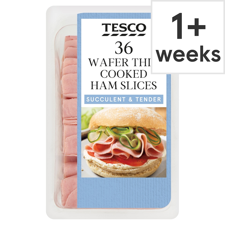 Tesco Wafer Thin Cooked Ham 400g 
