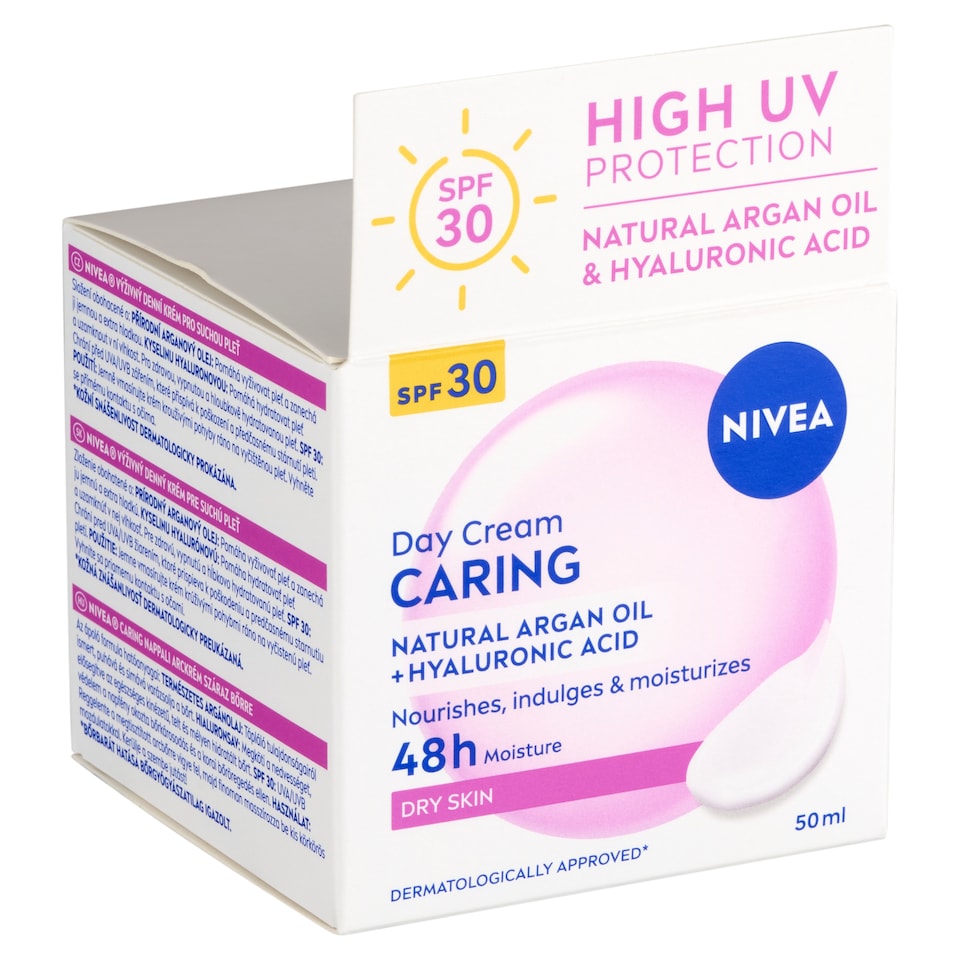 NIVEA Caring nappali arckrém száraz bőrre SPF 30 50 ml  1. kép