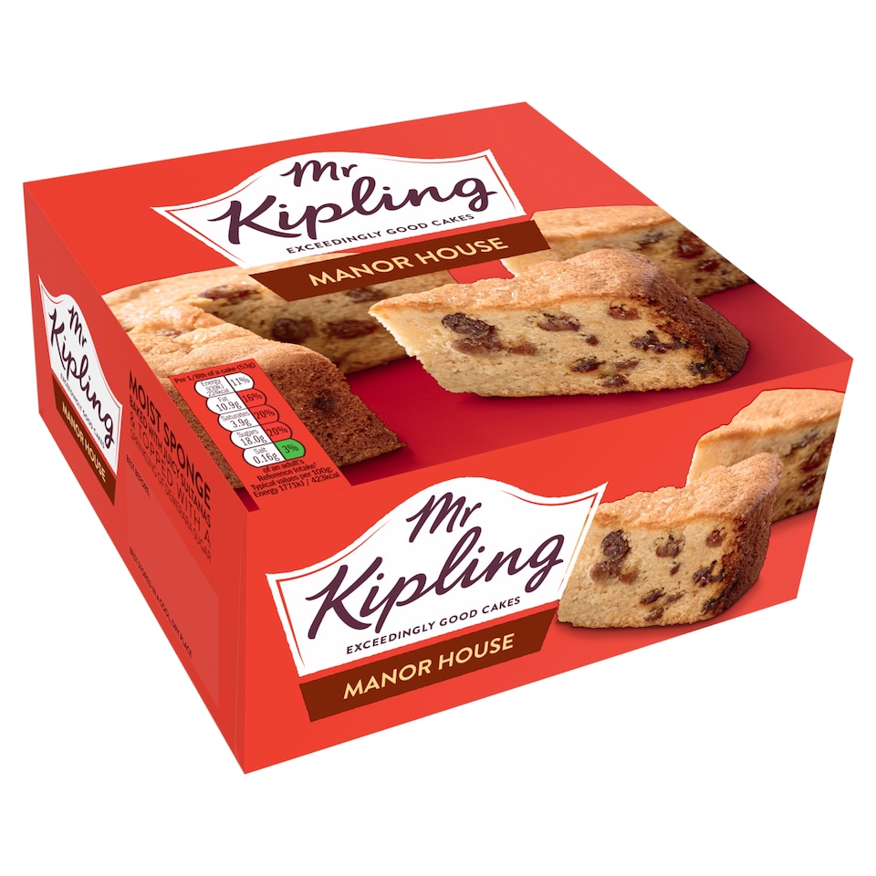 image 1 of Mr Kipling Manor House Sultanas Sponge Cake