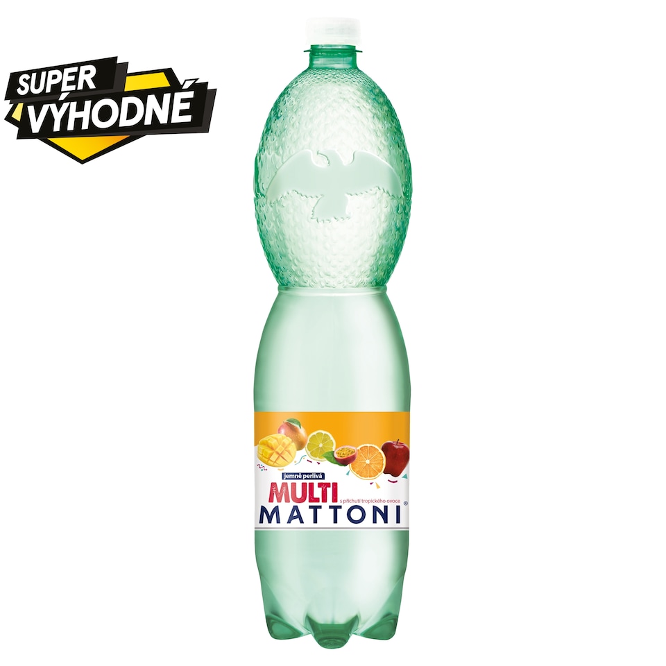 Mattoni Multi s příchutí tropického ovoce jemně perlivá 1,5l