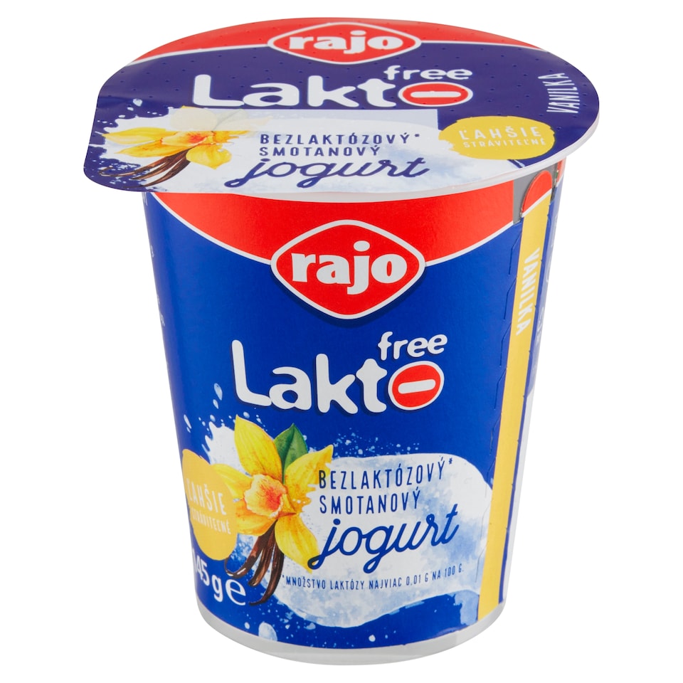 obrázok 1 z Rajo Lakto Free Smotanový jogurt vanilka 145 g